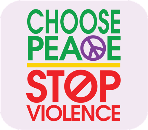 choose peace stop violence 